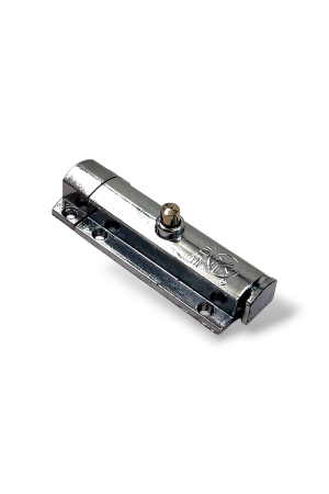 Дверной шпингалет "Кнопка" 80мм Цвет: CP - Хром (20/240)