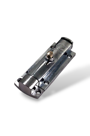 Дверной шпингалет "Кнопка" 80мм Цвет: CP - Хром (20/240)