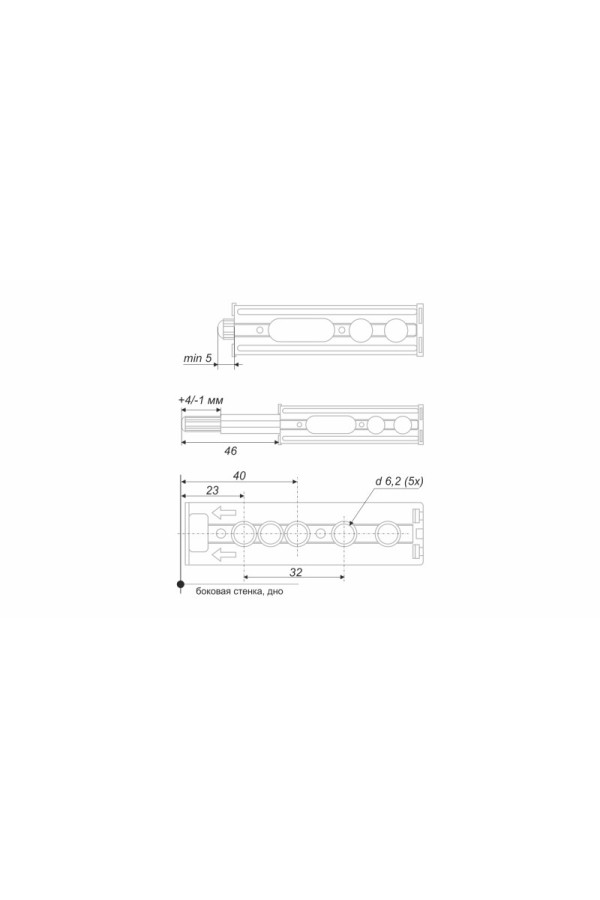 Толкатель Push-to-Open AMF12/SST