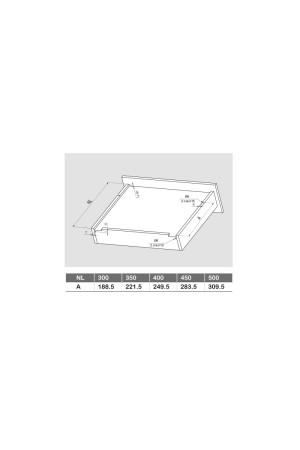 Направляющие скрытого монтажа В-Slide DB7774Zn/300