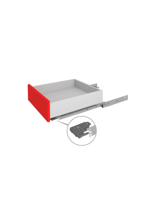 Направляющие скрытого монтажа B-Slide DB8781Zn/300