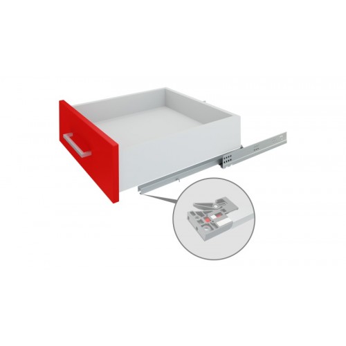 Направляющие скрытого монтажа B-Slide DB8782Zn/350