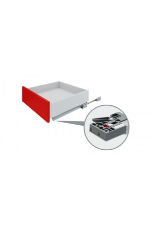 Фиксатор для надвижного монтажа направляющих неполного выдвижения B-Slide DBH03/GR