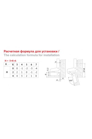 Мебельная петля H100C04/0132