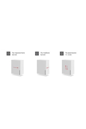 Мебельная петля без пружины и ответной планки EVO PUSH SYSTEM H901C02/BN