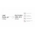 Мебельная петля без пружины и ответной планки LINE PUSH 45° H946C02/BN