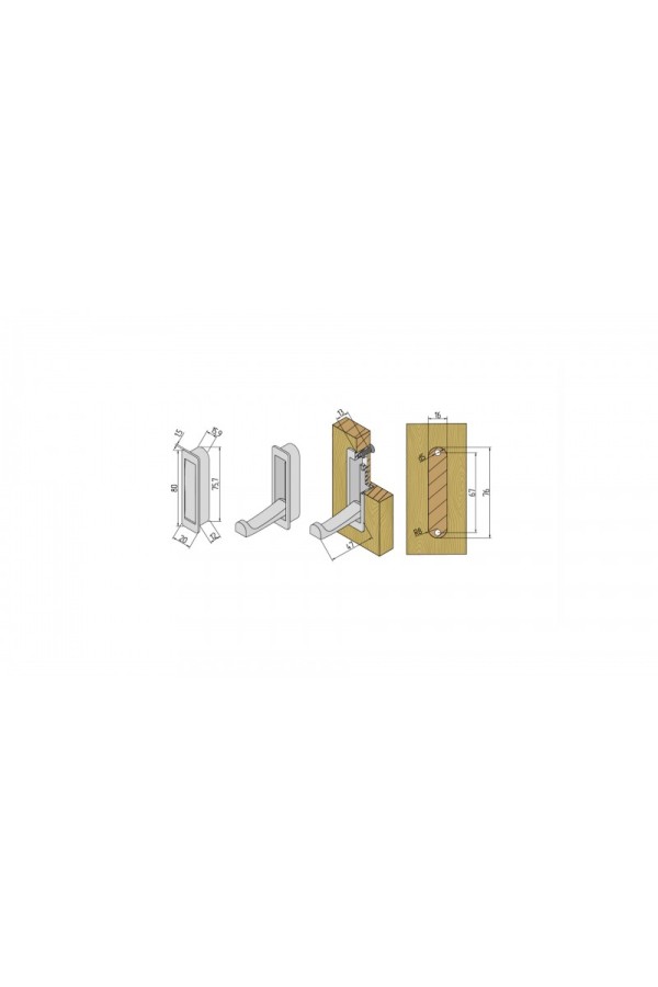 Мебельный крючок FANTOM K100BN.12