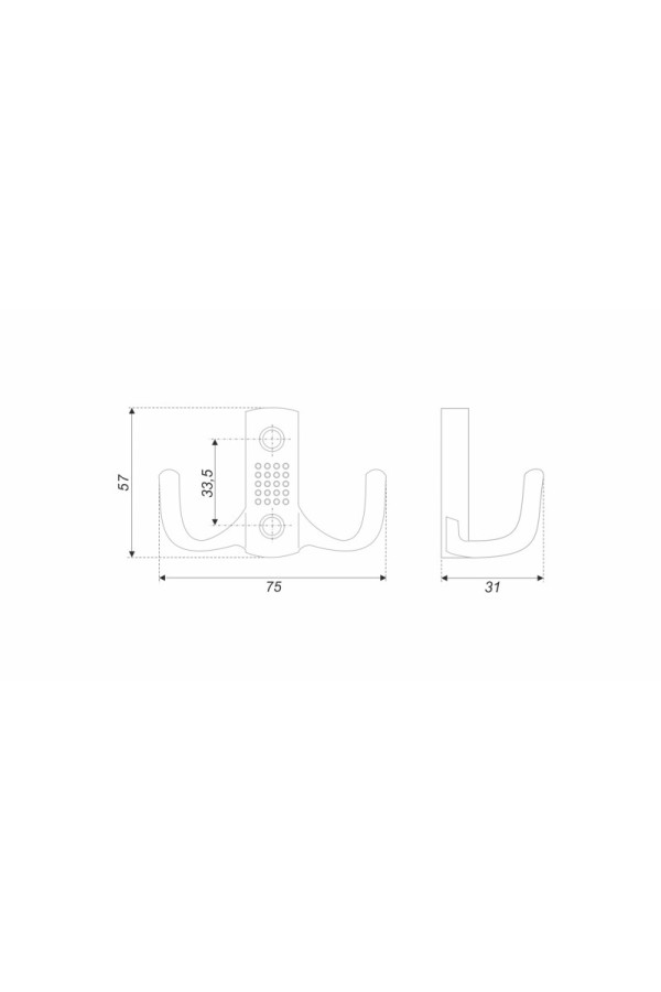 Мебельный крючок K204SC.6