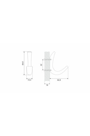 Мебельный крючок K206W.10
