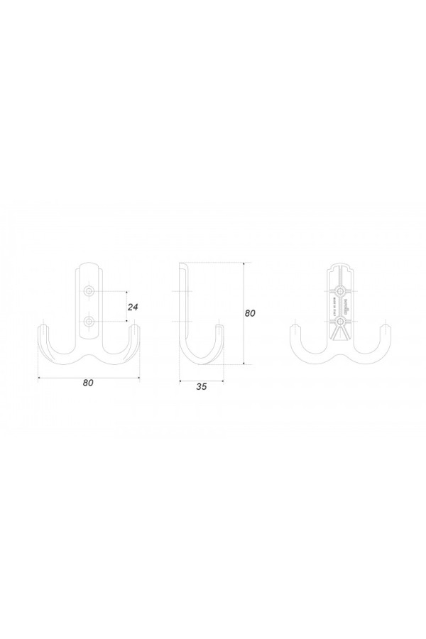 Мебельный крючок DOMANI K252AC.6
