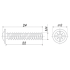 Метизы MT02/09/M4*22Cr/0