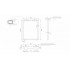 Мебельная опора для столов PORTAL N320W.1/720