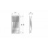 Блок для ножей BLӦKI PC15/GRPH/206x480