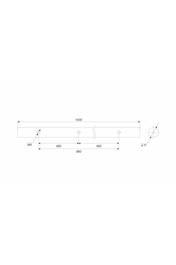 Пруток LINE PR003BL.1/960