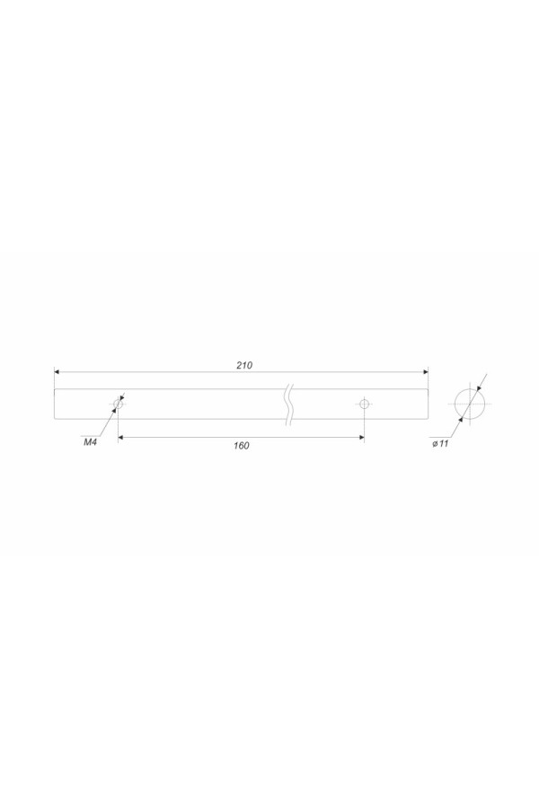 Пруток LINE PR003MBSN.1/160