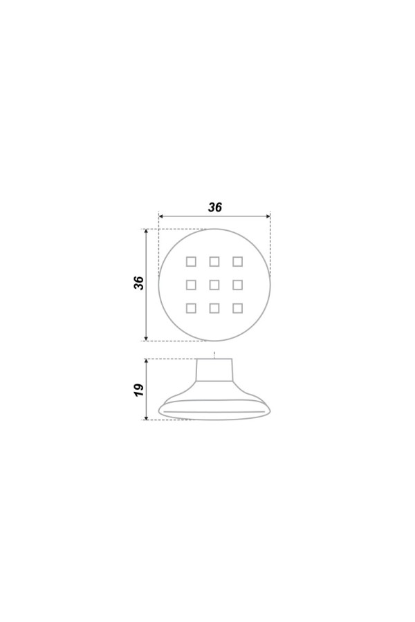 Мебельная ручка RC017SC/DBL.4