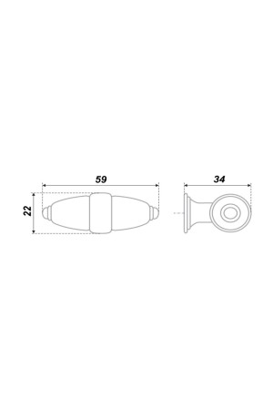 Мебельная ручка RC020MAB.4