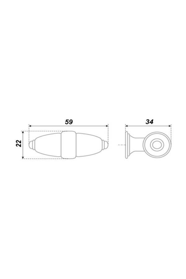 Мебельная ручка RC020MAB.4