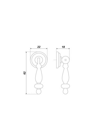 Мебельная ручка RC024AB.3