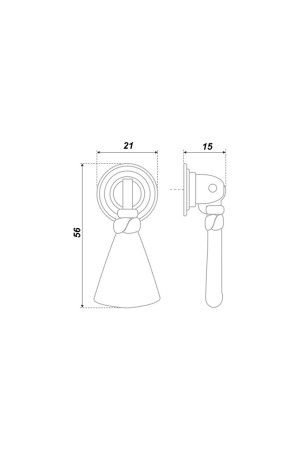 Мебельная ручка RC033MAB.3