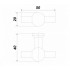 Мебельная ручка ANCHOR RC089BL.1