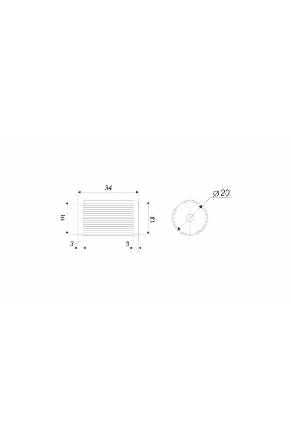 Мебельная ручка POP LINE RC282BL.4