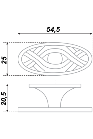 Мебельная ручка RC404EAB.4