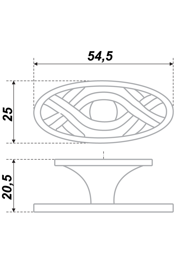 Мебельная ручка RC404EAB.4