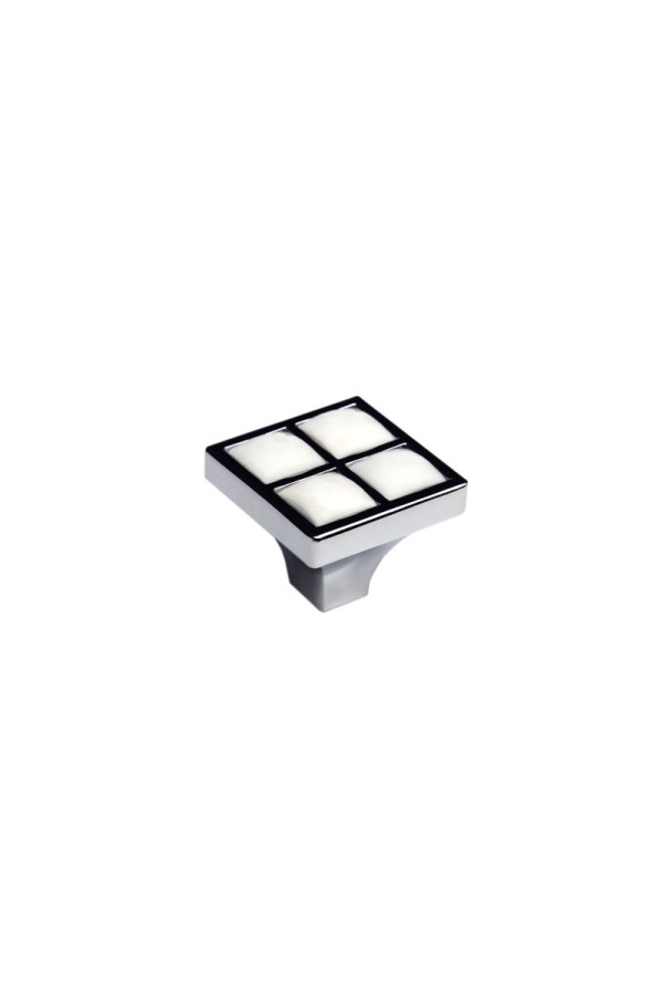 Мебельная ручка CRYSTAL RC411CP/CrW.4