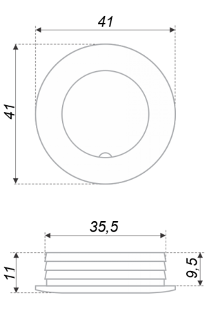 Мебельная ручка RC419CP.1
