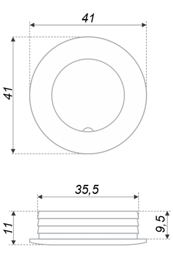 Мебельная ручка RC419CP.1