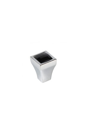 Мебельная ручка CRYSTAL RC425CP/CrBl.4