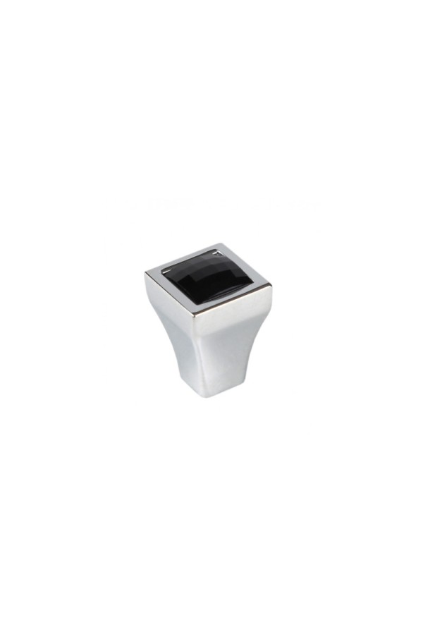 Мебельная ручка CRYSTAL RC425CP/CrBl.4
