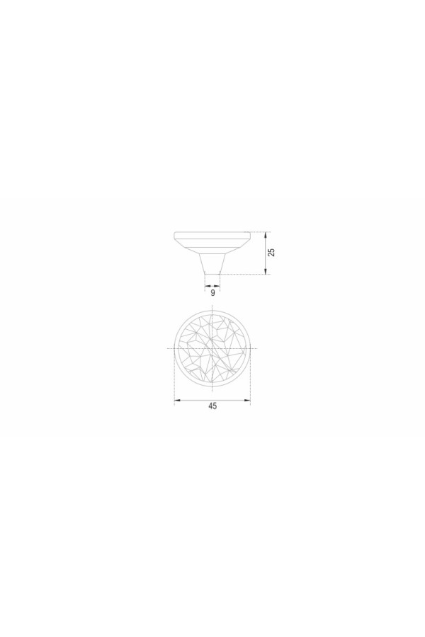 Мебельная ручка SFERA FACTURA RC523GR.1/W