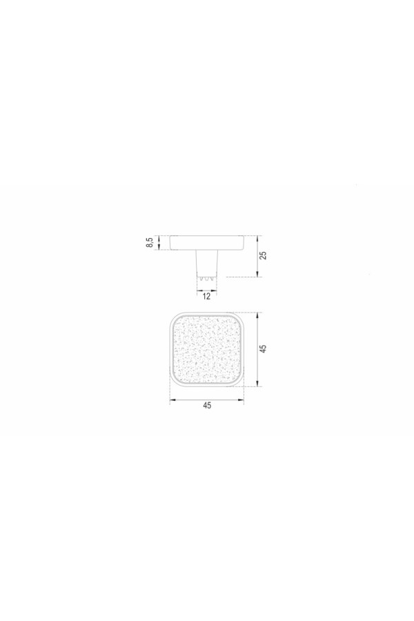 Мебельная ручка CUBO URBANO RC525RCHMP.1/GR