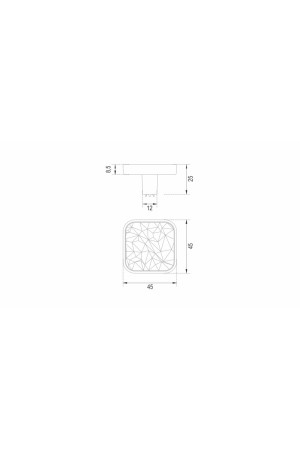 Мебельная ручка CUBO FACTURA RC526GR.1/W