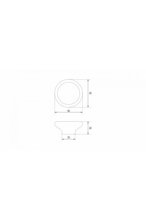 Мебельная ручка LOLLIPOP RC600DB.4