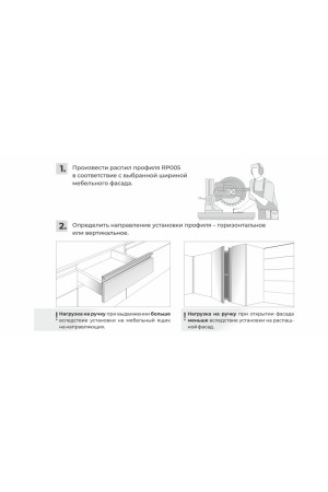 Профильная ручка LEGENDA RP005BL.1/000/3000