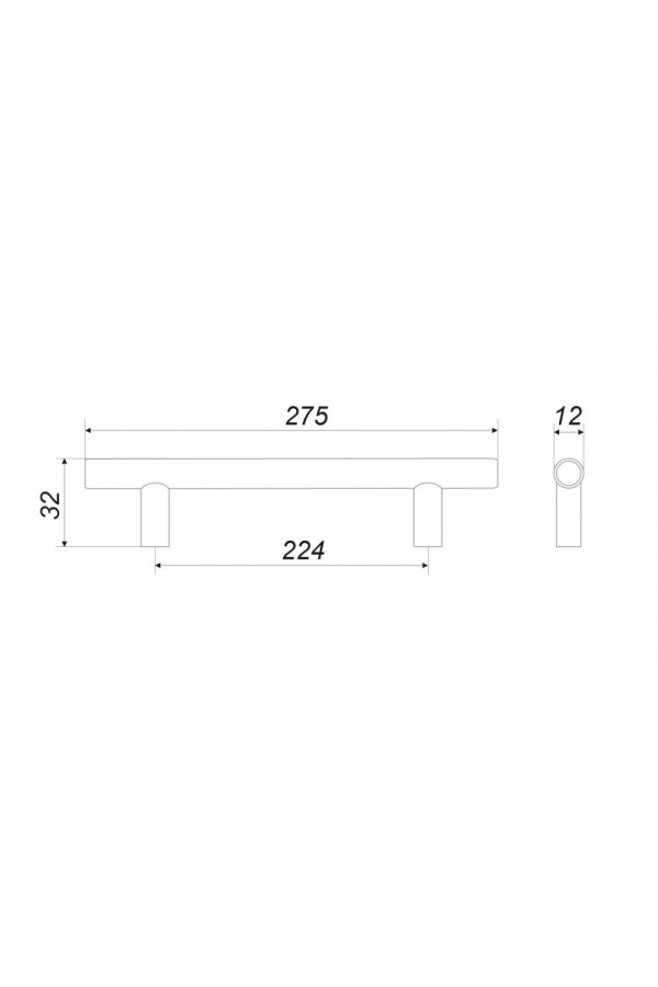 Мебельная ручка RR002W.5/224