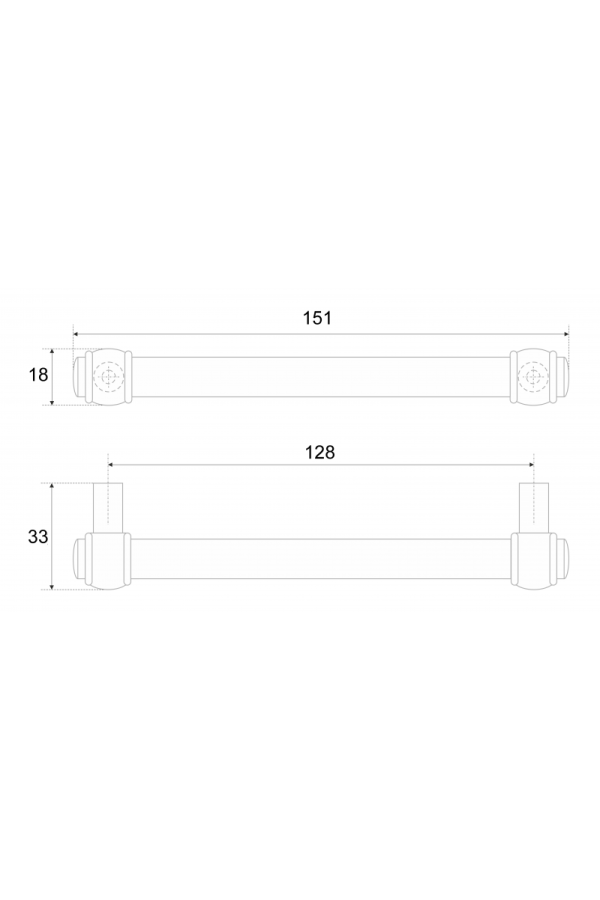 Мебельная ручка BAMBOO RR008BSBN.4/128