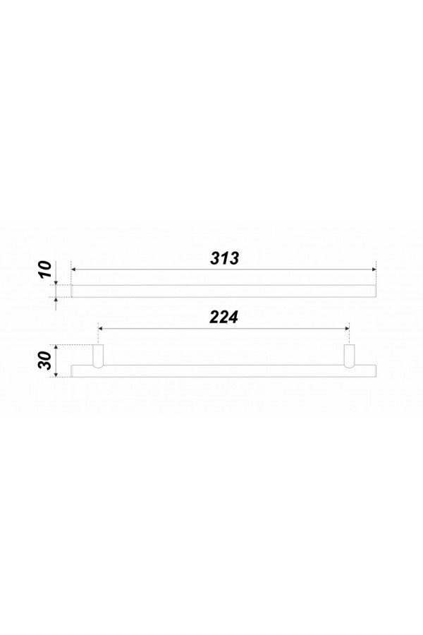 Мебельная ручка CRAFT RR010SN.1/224