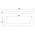 Мебельная ручка QUADRA RS043MBSG.4/96