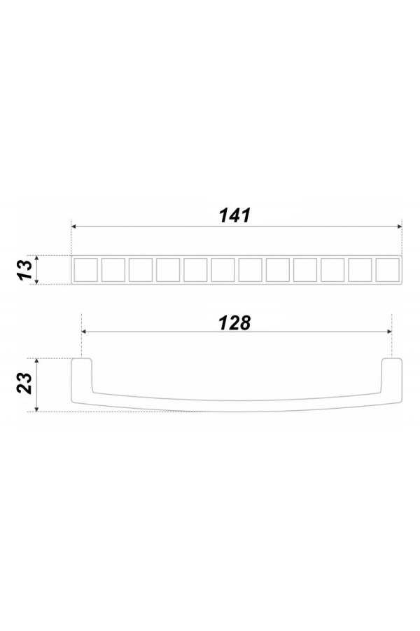 Мебельная ручка DONNA RS120MAB/Bg.4/128