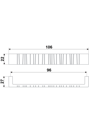Мебельная ручка RS181SN.4/96