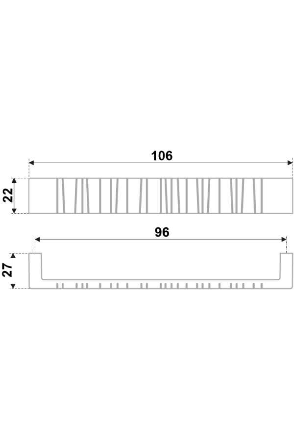 Мебельная ручка RS181SN.4/96
