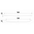 Мебельная ручка NEOLINE RS220BSN.4/128