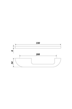 Мебельная ручка RS259SC.4/288