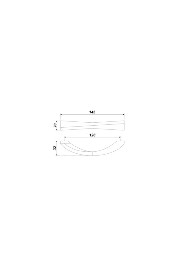 Мебельная ручка RS276CP/BSN.4/128