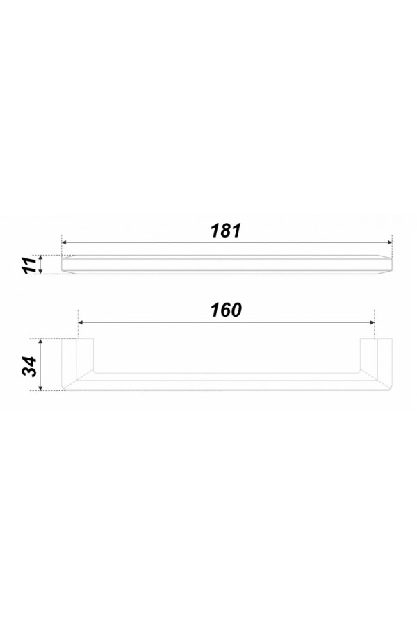 Мебельная ручка ARCADA RS285BSN/SC.4/160