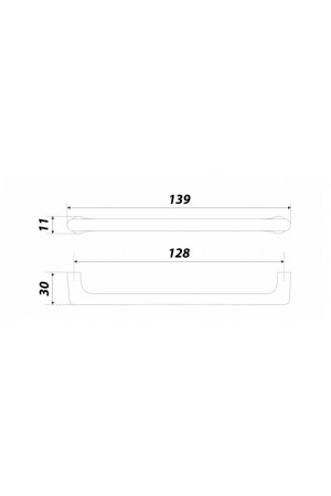 Мебельная ручка OLAV RS290MBSG.4/128
